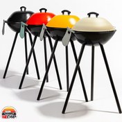 تصویر آتشدان هرمز مدل جمع و جور با تنظیم ارتفاع 