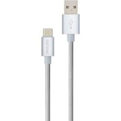 تصویر کابل تبدیل USB به Type-C فیلیپس مدل DLC2528 طول 1.2 متر PHILIPS DLC2528 USB-C CABLE 1.2M