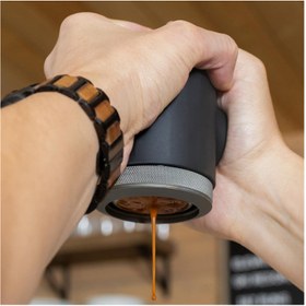 تصویر قهوه ساز مسافرتی مینی پرسو لواک ا Mini Espresso Portable Electric Coffee Maker Mini Espresso Portable Electric Coffee Maker