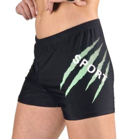 تصویر شلوارک مایو شنا اسپرت مشکی 