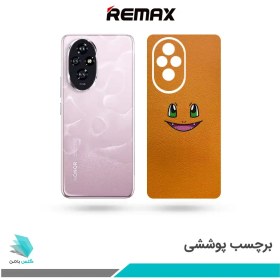 تصویر برچسب پشت گوشی آنر 200 طرح دیجیمون06(بک اسکین) 