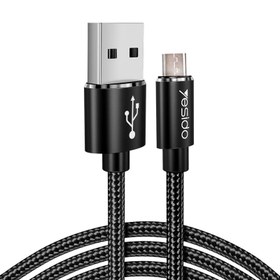 تصویر کابل USB به micro-usb یسیدو CA54 طول 30 سانتیمتر ا Yesido USB Cable To Micro-Usb CA54 .3M 2.4 A Yesido USB Cable To Micro-Usb CA54 .3M 2.4 A