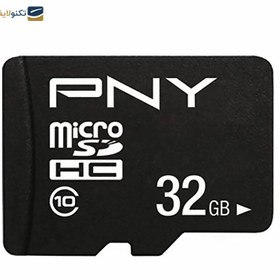 تصویر کارت حافظه MicroSDHC پی ان وای مدل Performance Plus کلاس 10 ظرفیت 32 گیگابایت به همراه آداپتور SD PNY Performance Plus MicroSDHC Flash Card - 32GB