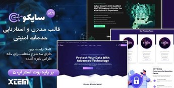 تصویر قالب Cyco | قالب HTML شرکتی چند منظوره خدمات امنیتی سایکو | خرید قالب HTML فارسی 