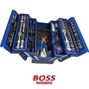 تصویر جعبه ابزار و بکس 85 پارچه باس سری صنعتی مدل BOX-85N 