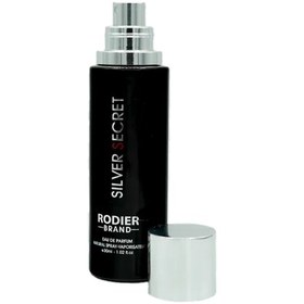 تصویر عطر جیبی مردانه رودیر مدل سیلور سکرت Silver Secret حجم 30 میلی لیتر 