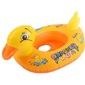 تصویر شناور بادی شورتی کودک مدل Duck Swim Ring 