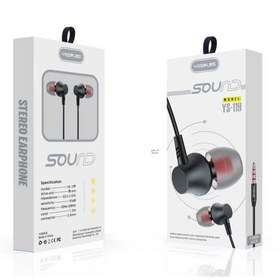 تصویر هدفون داخل گوش با سیم یس پلاس مدل YS-119 YESPLUS YS-119 IN EAR HEADPHONE