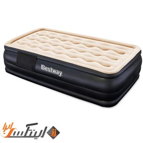 تصویر تخت خواب بادی مرتفع تک نفره جدید Bestway 67469