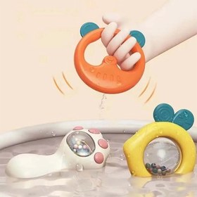 تصویر ست جغجغه و دندانگیر چمدانی ویوا کیدز Viva Kids بسته شش عددی کد6661/1 - 