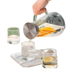 تصویر پارچ و لیوان پیرکس دلی ۷ پارچه 