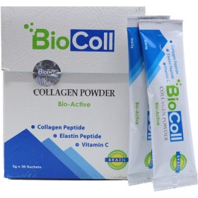 تصویر کلاژن هیدرولیز شده بایوکل 30 ساشه 5 گرمی BioColl Collagen Power 30 Sachets 5gr