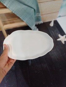 تصویر سینی لبه دفرمه بیضی 