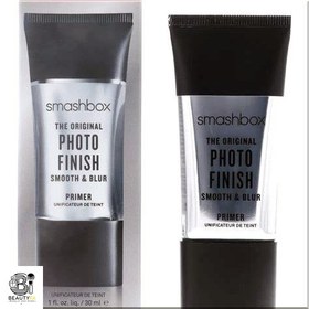 تصویر پرایمر بدون رنگ فتوفینیش اسمش باکس Smashbox Photo Finish Original Smooth & Blur Foundation Primer 30