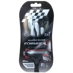 تصویر خودتراش مسترشیو فورمولا وان بسته سه عددی 