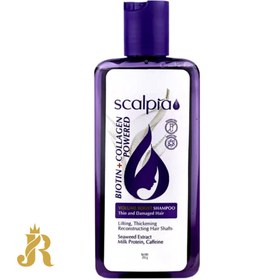 تصویر شامپو حجم دهنده بیوتین و کلاژن اسکالپیا 200 میلی لیتر Scalpia Volume Boost Shampoo 200 ml