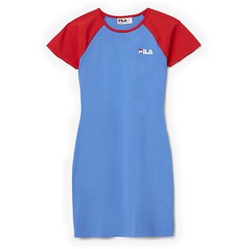 تصویر تیشرت لانگ ورزشی زنانه فیلا Fila Sport Long T-shirt آبی قرمز 