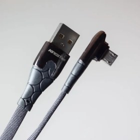 تصویر کابل تبدیل 1 متری USB به MicroUSB کینگ استار مدل K46 A KingStar K46A USB to MicroUSB 1m Data Charging Cable