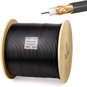 تصویر کابل کواکسیال RG6 مس 96×0.9 پینو مدل کرمان Coaxial Cable CCAM RG6 0/9 × 96 Pino model Kerman