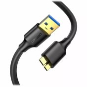 تصویر کابل دیتا USB 3.0 به Micro USB - برند UGREEN - مدل US130 - طول ۱ متر - مشکی - گارانتی ۱۸ ماهه پایا ارتباط 