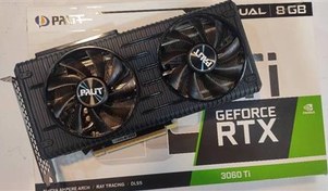 تصویر کارت گرافیک Palit Rtx 3060ti 