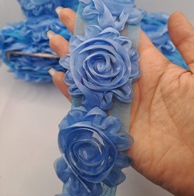 تصویر گل متری جنس حریر 