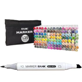 تصویر ماژیک راندو بیسیک 120 رنگ 