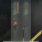 تصویر درب اتاقی لوکس استیل مدل ۱۰۱ ضد آب 