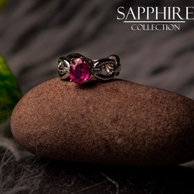 تصویر انکشتر یاقوت صورتی 