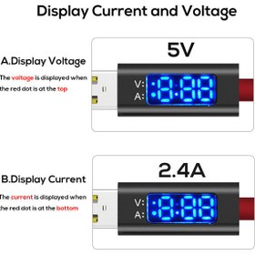 تصویر کابل تبدیل USB به لایتنینگ تاپکی مدل AC27 طول 1 متر کابل تبدیل لایتنینگ USB به ios