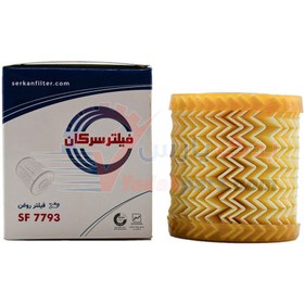 تصویر فیلتر روغن 206 تیپ5 سرکان 206 TU5 oil filter Serkan sf7793