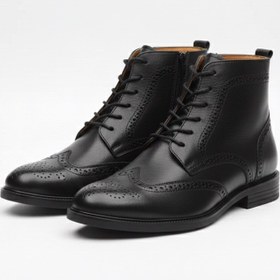 تصویر نیم بوت مردانه هشترک - مشکی / 40 