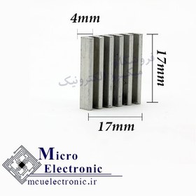 تصویر هیت سینک SMD ابعاد 1.7x1.7 قطر 4mm 