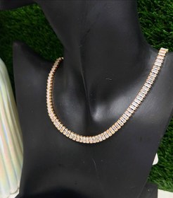 تصویر ست گردنبند و دستبند تنیسی 