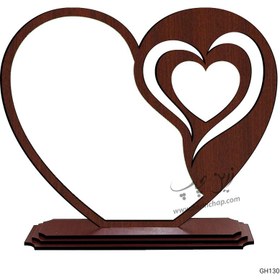 تصویر چاپ بر روی قاب عکس رومیزی قلبی GH130 