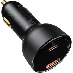 تصویر شارژر فندکی بیسوس Superme Digital Display PPS CCZX-01 توان 100 وات 