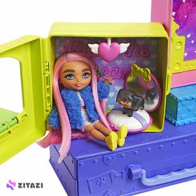 تصویر عروسک باربی دختر بچه مدل Barbie Extra Mini and Animal Friends' Travel Adventures - زمان ارسال 15 تا 20 روز کاری 