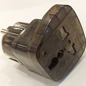 تصویر تبدیل و محافظ برق 3 به 2 بافو | Travel Adapter TA-EU03-V1 