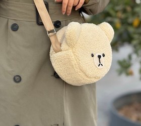 تصویر کیف تدی دوشی کرم 