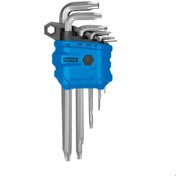 تصویر ست آچار آلن ستاره‌ای نووا مدل 1162 مجموعه ۹ عددی 