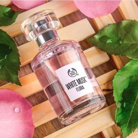 تصویر عطر بادی شاپ The Body shop مدل وایت ماسک فلورا White Musk Flora با رایحه مشک 30 میل اصل 