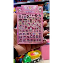 تصویر استیکر(برچسب) ناخن طرح ملودی 