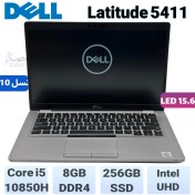 تصویر لپ تاپ استوک دل Latitude 5411 | 8GB RAM | 256GB SSD | i7 10850H 
