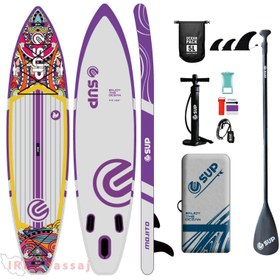 تصویر خرید اینترنتی پدل برد برند E-SUP مدل MOJITO 01 E-SUP MIJITO CIRCE INFLATABLE STAND UP PADDLE BOARD