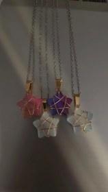 تصویر گردنبند ستاره سنگی 