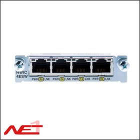 تصویر ماژول شبکه سیسکو مدل HWIC-4ESW Cisco HWIC-4ESW 4-PORT EtherSwitch Router MODULE