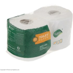 تصویر دستمال توالت فول تایم مدل توین دو بسته 2 عددی 