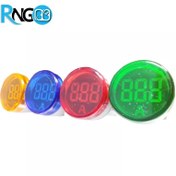 تصویر آمپر متر چراغ سیگنالی گرد سفید ETC 