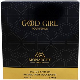 تصویر ادکلن گود گرل GOOD GIRL مونارچی MONARCHY حجم ۱۰۰ میلی لیتر GOOD GIRL MONARCHY