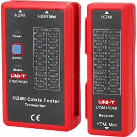 تصویر تستر کابل شبکه یونیتی مدل ut681 HDMI UNI-T UT681 HDMI Cable Tester